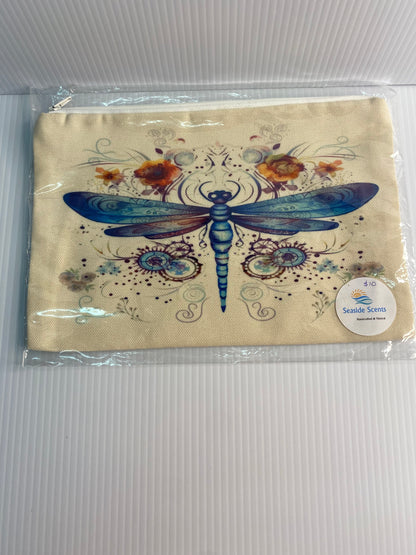 Pouch Zippered and Sublimated with Design -  Dragon Fly