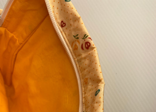 Everyday Bags -Orange Spots & Flowers