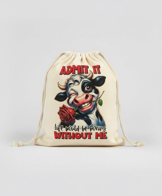 Small Pouch - Sublimated Design, Admit It