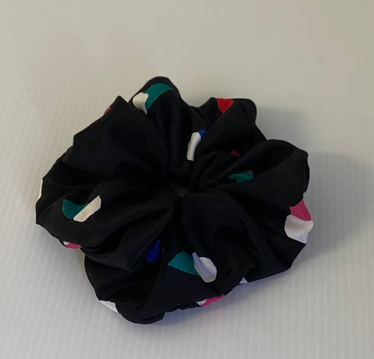 Hair Scrunchies XXL -Black With Hats