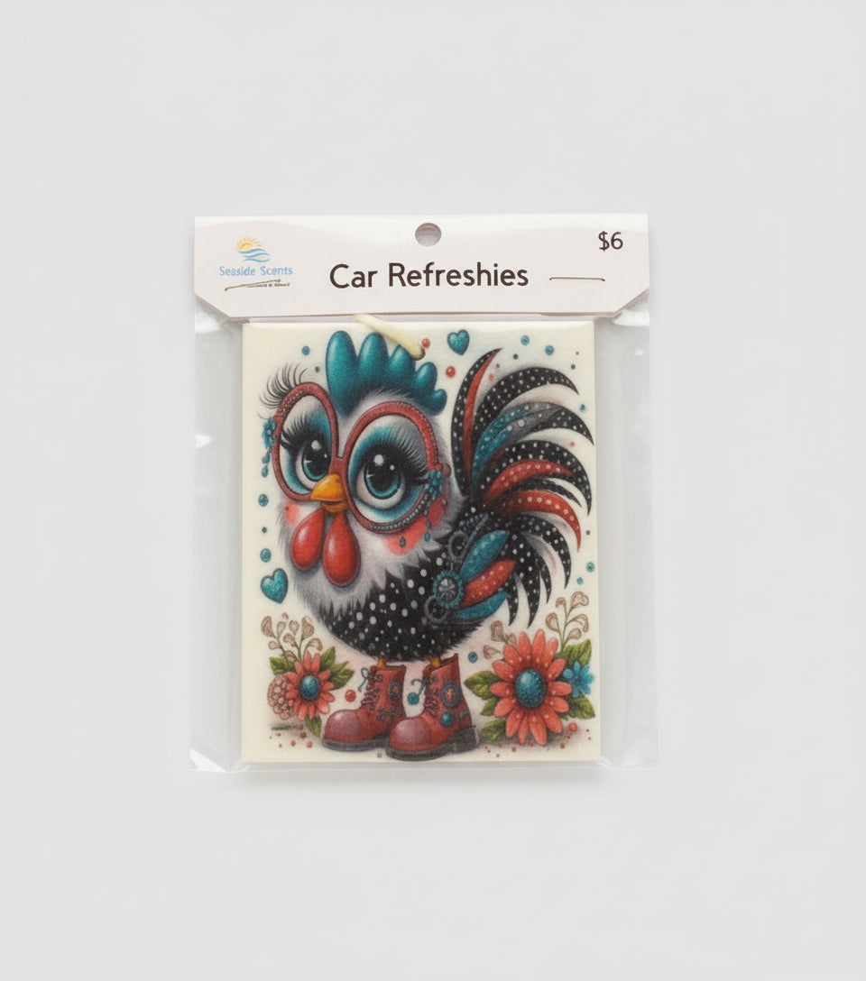 Car Refreshes -Chicken with Glasses