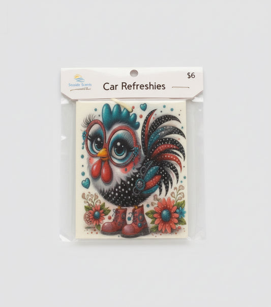 Car Refreshes -Chicken with Glasses
