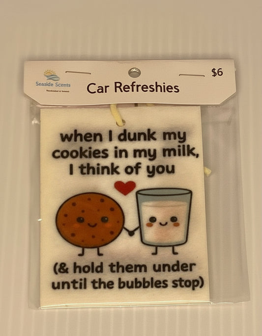 Car Refreshes -Milk & Cookies