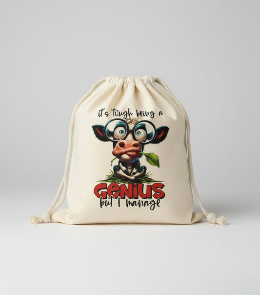 Small Pouch - Sublimated Design, Genius