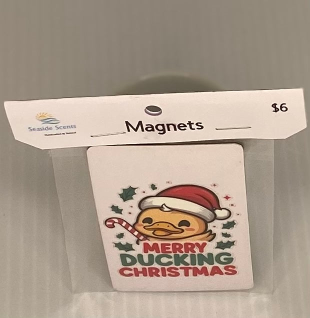Magnet  -Merry Ducking Christmas