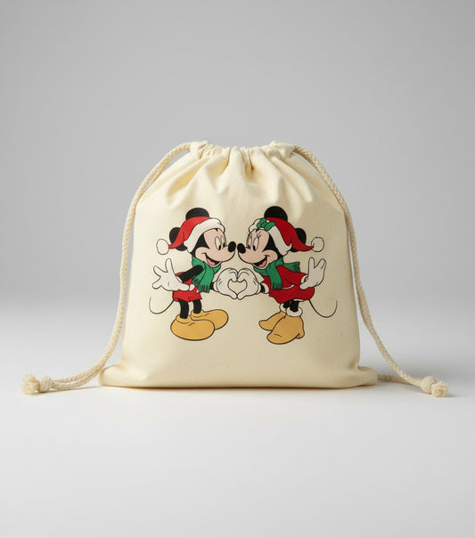 Small Pouch - Sublimated Design, Minnie and MIckey