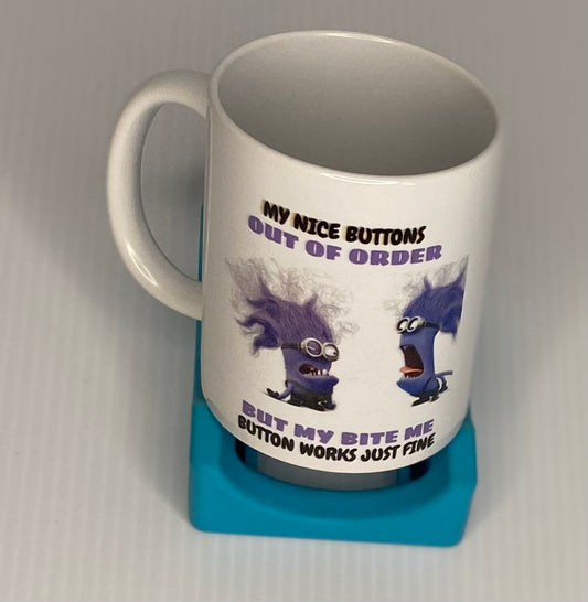 Coffee Cup -Nice Button