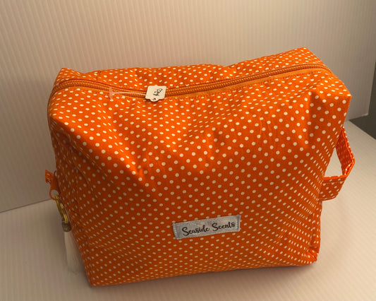 Everyday Bags -Orange & White Spots