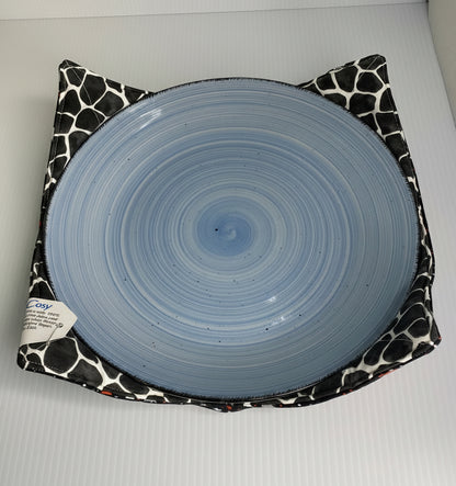 Dinner Plate Microwave Cosy - Pebbles and Leaves