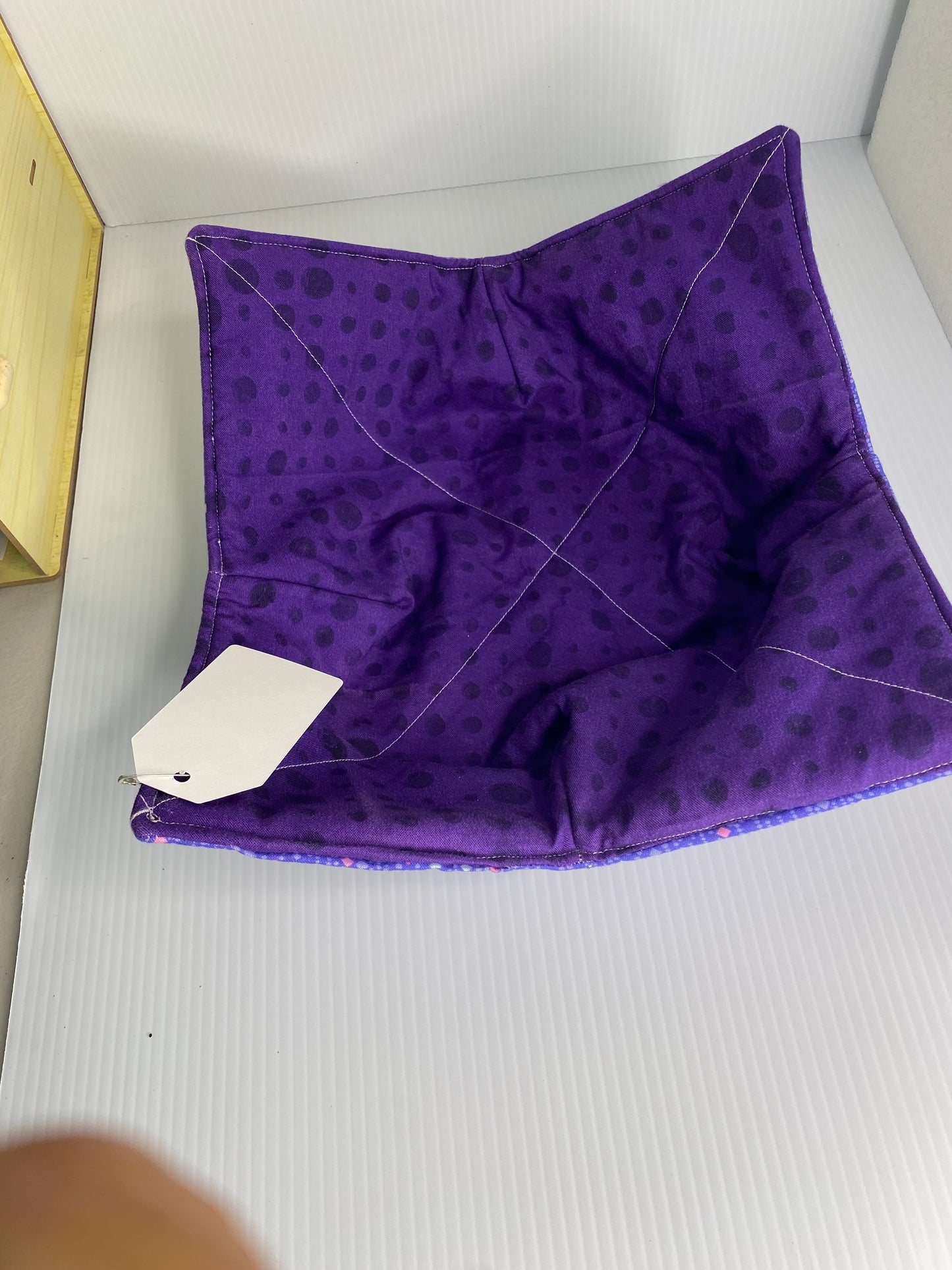 Dinner Plate Microwave Cosy - Purple, White and Pink