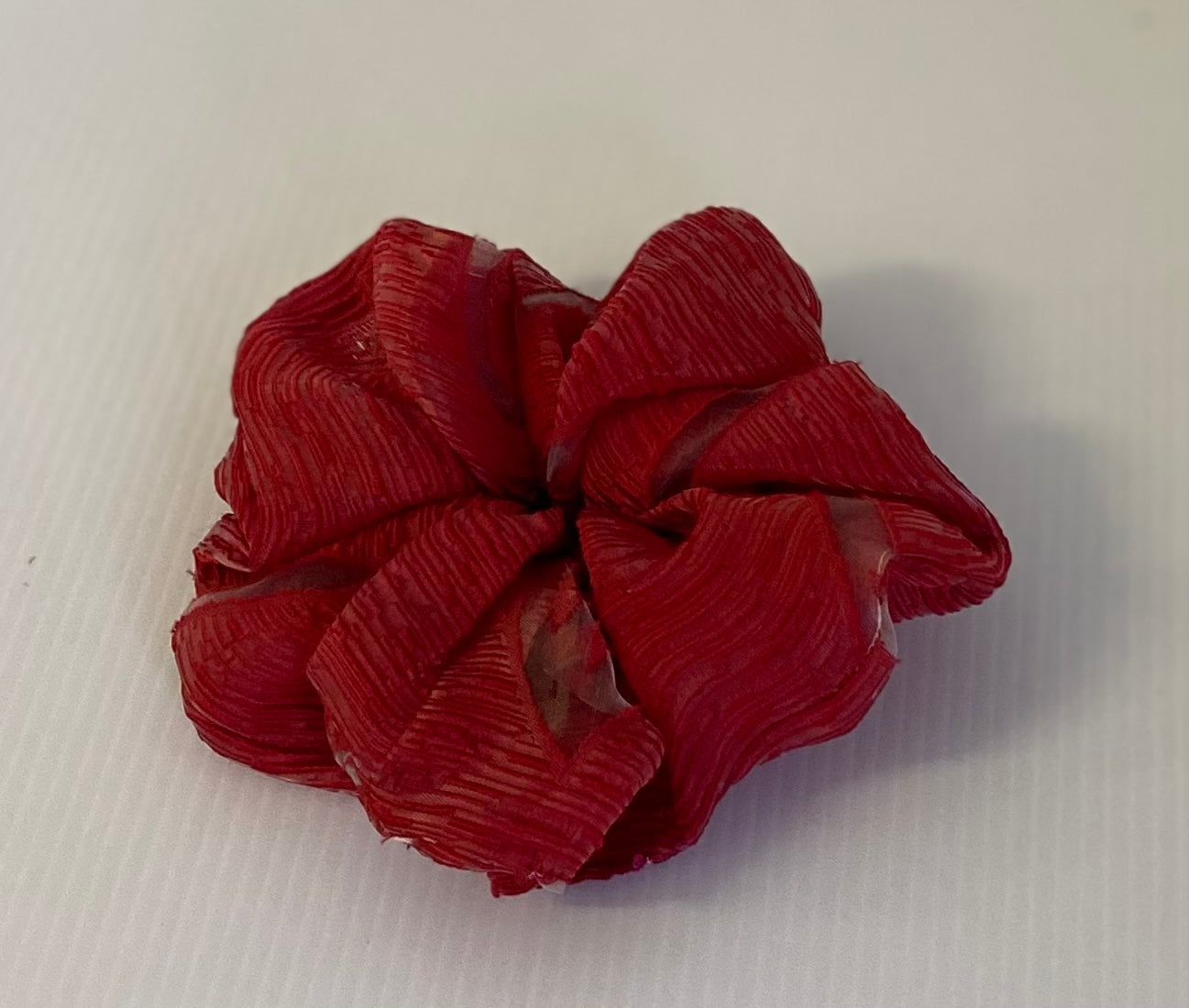 Hair Scrunchies XXL -Red Waves