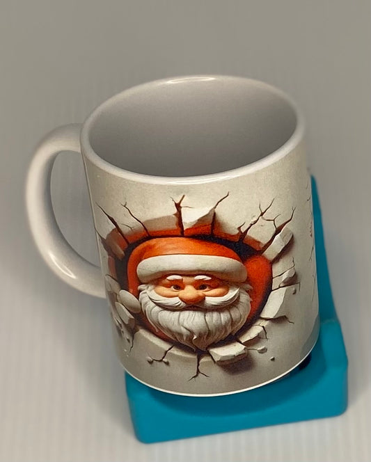 Coffee Cup -Santa Face & Bum