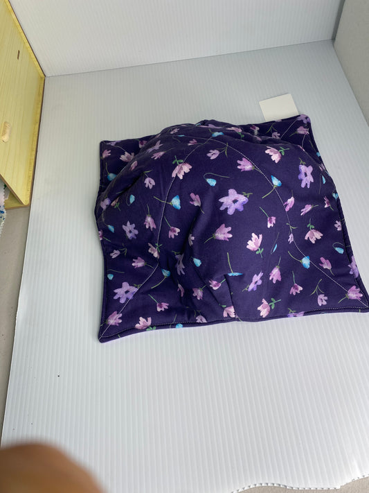 Dinner Plate Microwave Cosy - Flowers and Spots